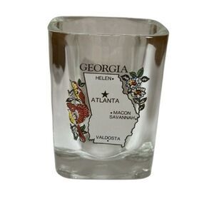 Atlanta Georgia Heavy 4 Sided Shot Glass